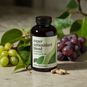 Super Antioxidant Blend – Resveratrol, Green Tea & ALA
